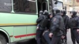 Police In Krasnoyarsk Detain Anti-Putin Protesters