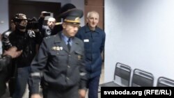 Андрій Бондаренко у білоруському суді, Могильов, 29 березня 2017 року