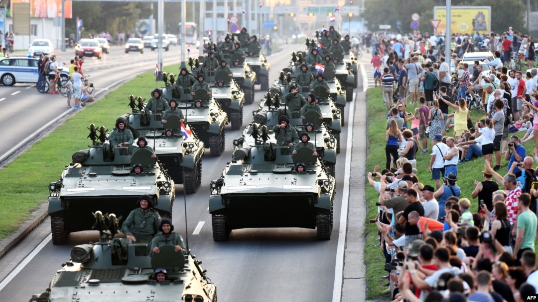 Vojna parada u Zagrebu, 4. kolovoza 2015.