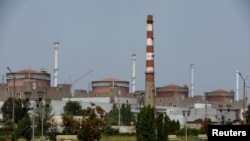 Centrala nucleară de la Zaporojie, în apropiere de Enerhodar