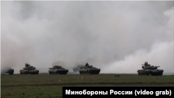 Военные учения России на полигоне Опук, Крым