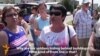 WATCH: Donetsk Residents Stage Rare Anti-War Protest