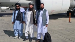 A photo from the Taliban's Agriculture Ministry shows the delegation departing for Moldova.