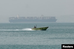 The Strait of Hormuz usually accounts for around one fifth of global oil and gas supplies. (file photo)