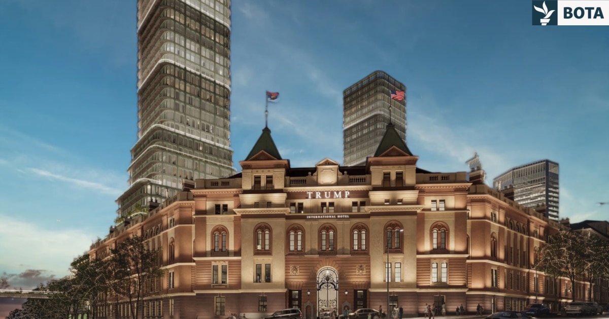 Kulla Trump në Beograd  Monumenti i bombarduar nga NATO ja  në qendër të mosmarrëveshjes