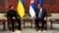 Sastanak predsednika Ukrajine i Srbije Volodimira Zelenskog i Aleksandra Vučića u Palati Srbija, 8. decembar 2026. 