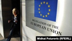 Ulaz u sjedište Delegacije EU u BiH, Sarajevo, arhivska fotografija iz 2020.