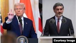 ԱՄՆ նախագահ Դոնալդ Թրամփ, Վրաստանի նախագահ Միխեիլ Կավելաշվիլի, կոլաժ