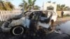 خودرو امدادگران «آشپزخانه مرکزی جهان» که هدف حمله قرار گرفت
