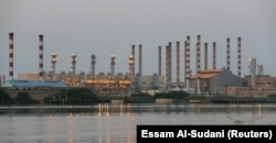 The Abadan oil refinery in southwestern Iran