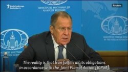 Lavrov Says Russia To Resist Changes To Iran Nuclear Deal