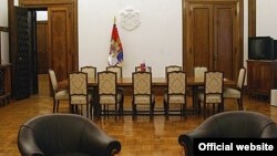 Sala za sastanke u Predsedništvu Srbije