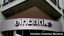 GERMANY -- General view of the entrance to the European-Iranian Trade Bank AG eihbank (Europaeisch-Iranische Handelsbank) in the northern German town of Hamburg, September 8, 2010