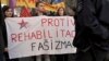 Sa protesta protiv rehabilitacije Milana Nedića, arhiv