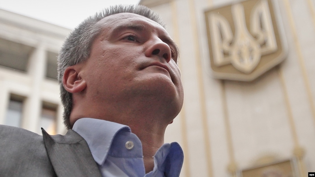 “Supply the homes that are entirely dependent on electric power, and supply the other ones using generators under a separate scheme. Do it! We’ve said this 100 times. (Expletive) No damn thing is working anywhere,” Sergei Aksyonov said. (file photo)