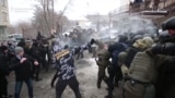 Right-Wing Factions Clash With Police In Kyiv