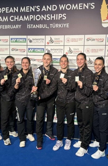 България спечели първото си европейско злато по бадминтон Женският отбор