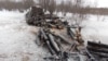 Сожжённый и распиленный мост под Магаданом