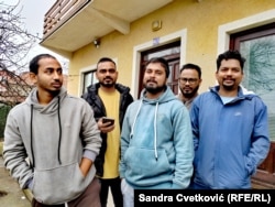 Punëtorë nga Nepali në Kragujevc, 13 dhjetor 2025.