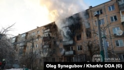 Последствия российского удара по Харькову в ночь на 3 февраля