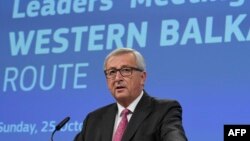 Ýewropa Komissiýasynyň prezidenti Jan-Klaud Junker, Brussel, 25-nji oktýabr, 2015