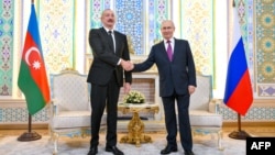 Ильхам Алиев и Владимир Путин