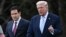 US President Donald Trump and Secretary of State Marco Rubio (file photo). Rubio is currently on a trip to India.