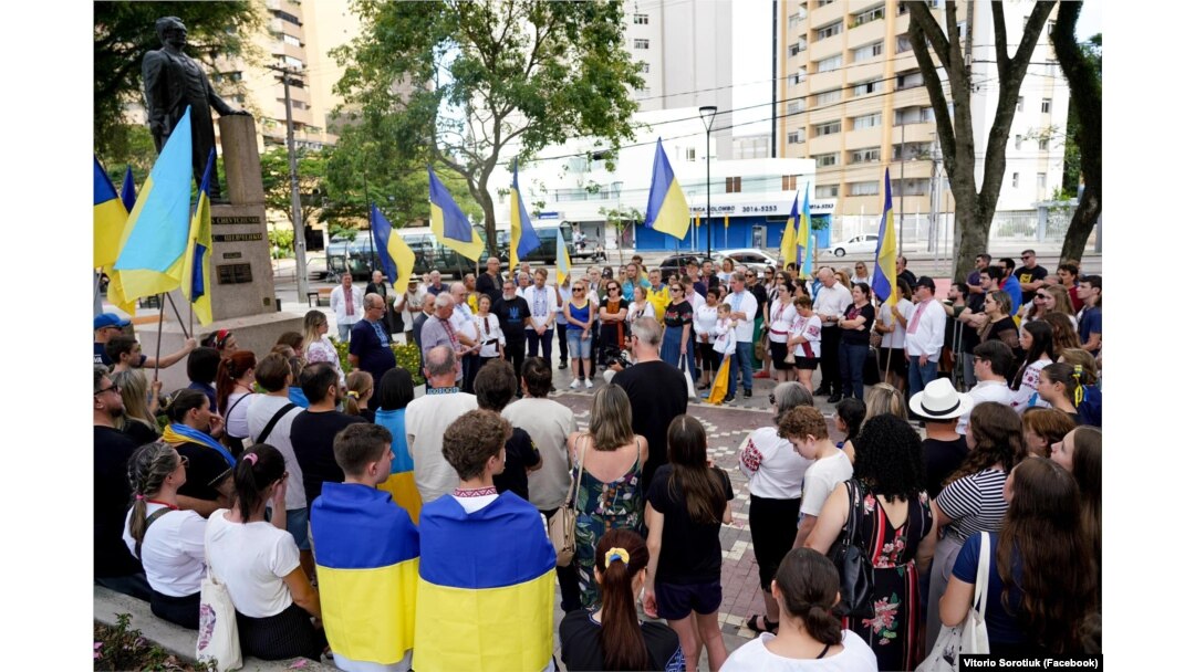 Захід до третьої річниці повномасштабної війни, Бразилія, 2025 рік