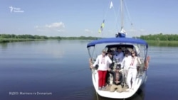 На яхті – у Чорнобиль (відео)
