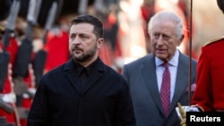 Король Чарльз ІІІ і Володимир Зеленський у Віндзорському замку, жовтень 2025 року