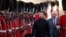 Ukrainian President Volodymyr Zelenskyy (left) and Britain's King Charles inspect a guard of honor at Windsor Castleon October 24.