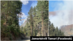 ხანძრის ამსახველ კადრებს სოციალურ ქსელში ავრცელებენ