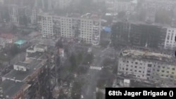 Покровськ в тумані, зйомка з українського дрона, листопад 2025 року