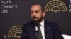 Armenia - Foreign Minister of Armenia Ararat Mirzoian at the Antalya Panel Discussion, 12Aprl,2025