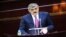 Samir Şərifov Milli Məclisdə danışır