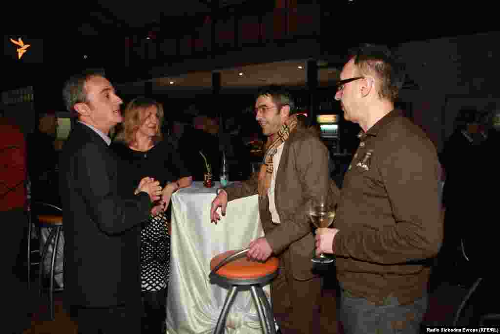 Vlada Azinović, Meridijana Sadović, Dino Abazović i Senad Zaimović, Sarajevo, 31. januar 2014.