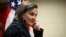 U.S. Assistant Secretary of State Victoria Nuland at her news conference at the U.S. Embassy in Kyiv on February 7