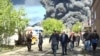 Наслідки попередніх ударів по нафтопереробному заводу в Туапсе, квітень 2062 року
