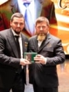 Кадыров Хас-Мохьмад а, Кадыров Рамзан а. Соьлжа-ГIалин мэран телеграм-каналера схьаэцна сурт