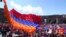 Crowds Gather At Armenian Parliament