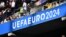 Supporters arrive prior to the UEFA Euro 2024 Group C soccer match between Serbia and England at the arena in Gelsenkirchen on June 16.