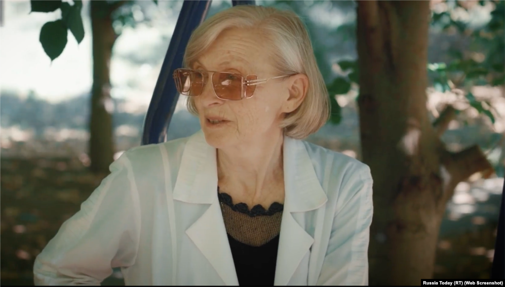 Тетяна Завальська у фільмі російского державного телеканалу RT (Russia Today)