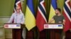 Президент України Володимир Зеленський (праворуч) і прем’єр-міністр Норвегії Йонас Ґар Стьоре, 1 липня 2022 року 