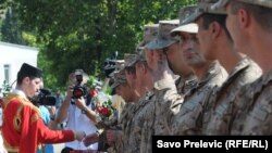 Sa ispraćaja vojnika u Avganistan, 20. avgust 2010