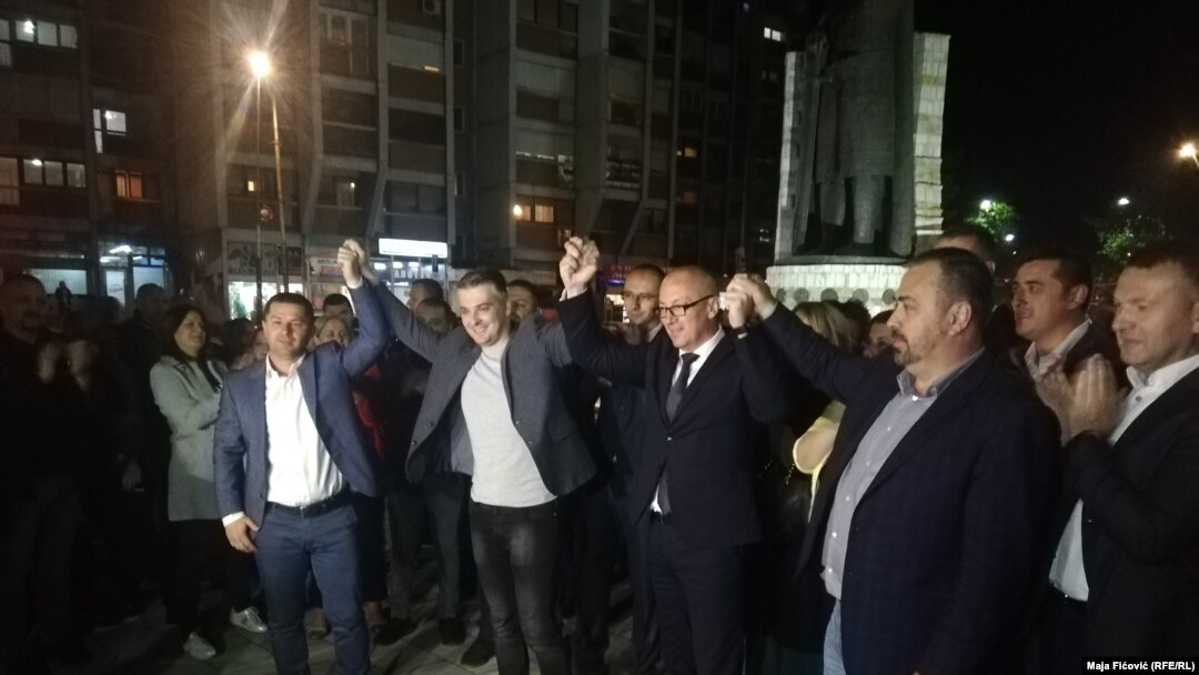 Lideri Srpske liste proglasili pobedu: Zoran Todić, Vučina Janković, Goran Rakić i Srđan Vulović