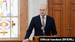 Radu Musteață, la depunerea jurământului de ministru al Agriculturii, la Președinție, pe 22 iulie 2026 