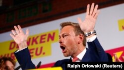 Лідэр Свабоднай дэмакратычнай партыі Нямеччыны Крысьціян Лінднэр, архіўнае фота