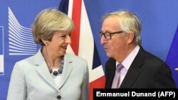 Theresa May și Jean-Claude Juncker (foto: arhivă)