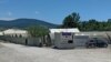 Camp Lipa near Bihac was erected last year as temporary accommodation during the coronavirus pandemic.