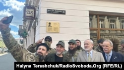 Відкриття меморіальної таблиці Джохару Дудаєву, Львів, 21 квітня 2026 року